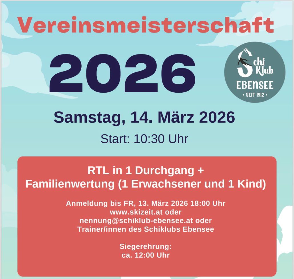 Vereinsmeisterschaft 2026